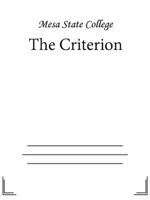 cover image of The Criterion